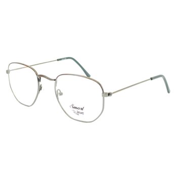 Armação Óculos De Grau Smart Hexagonal 316 50 C28