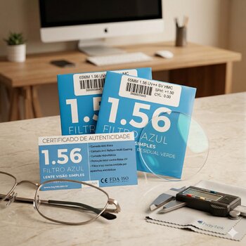 Par de Lentes Anti reflexo Filtro Azul Haytek